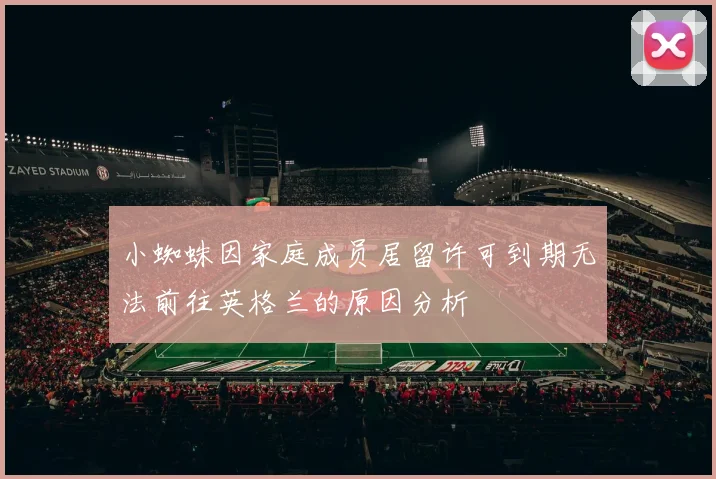 小蜘蛛因家庭成员居留许可到期无法前往英格兰的原因分析