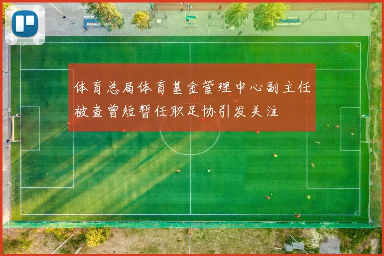 体育总局体育基金管理中心副主任被查曾短暂任职足协引发关注